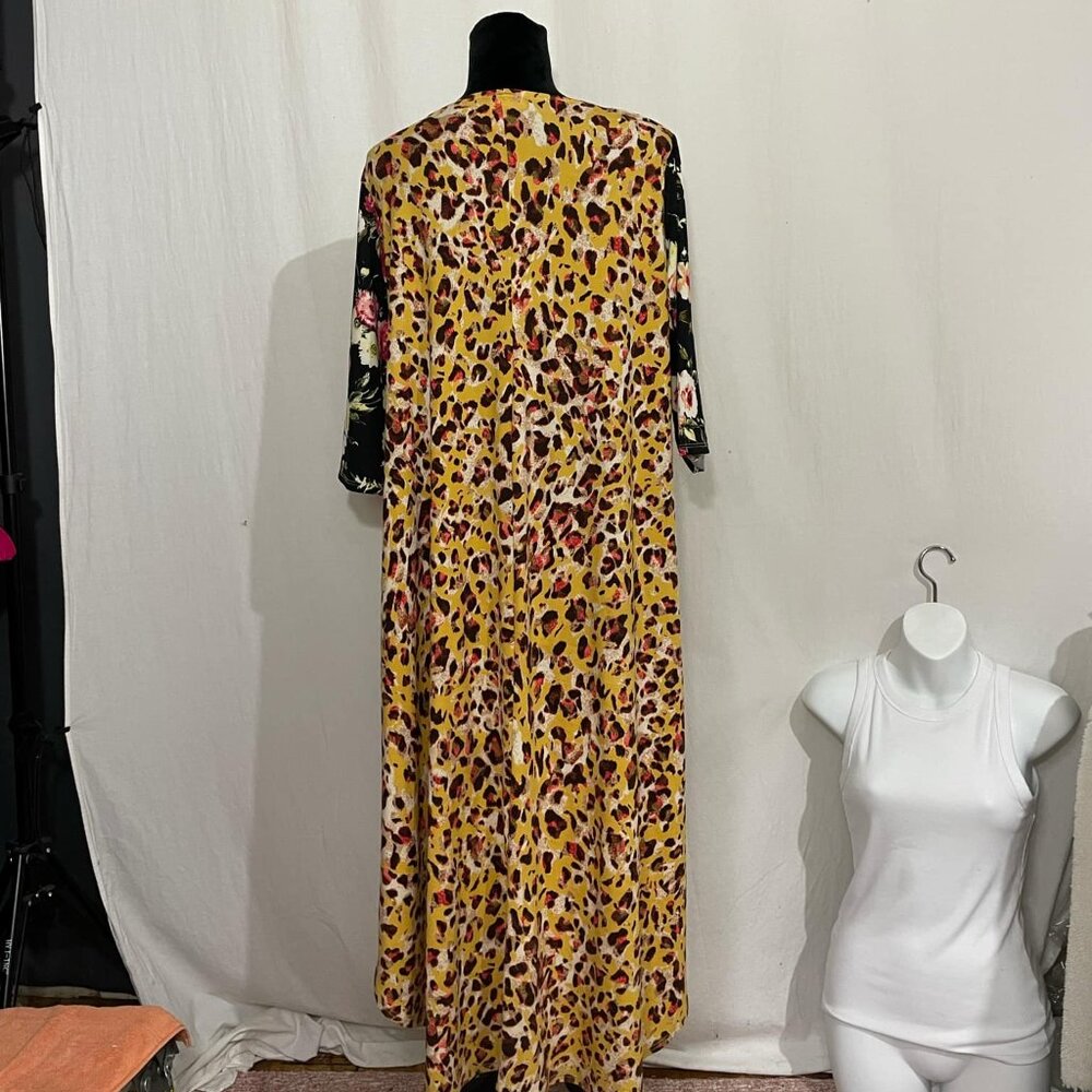 Zadie B's Leopard High-Low Dress - Picture 3 of 5